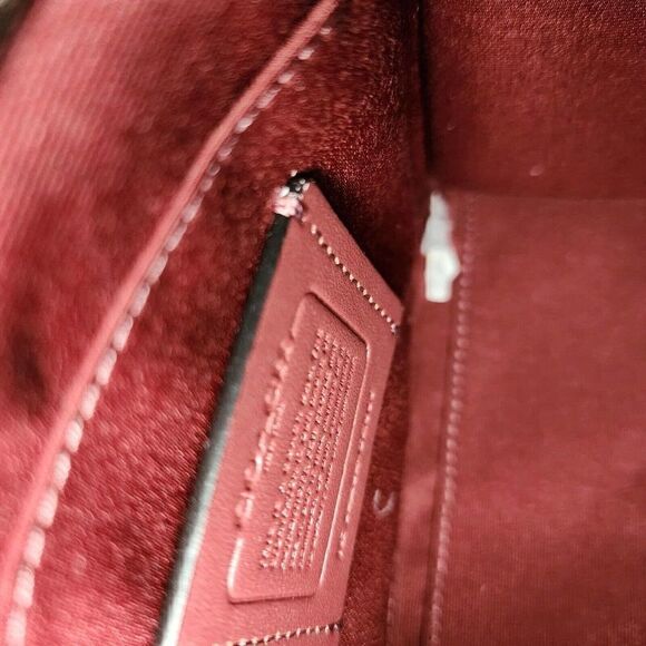 NWT COACH CE593 Mini Cally Crossbody In Signature Canvas With Ski Patches - Picture 4 of 6